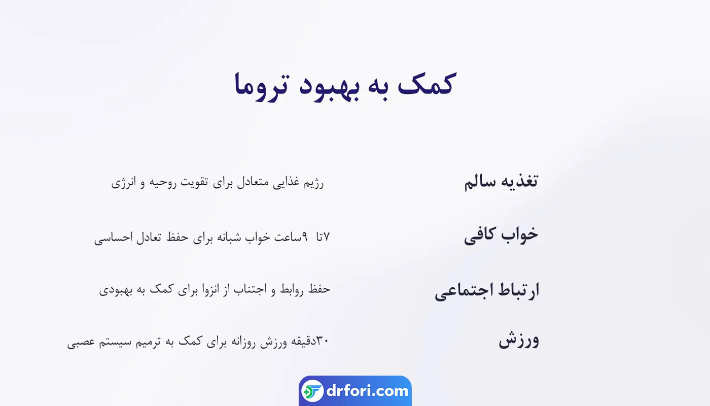کمک به بهبود تروما