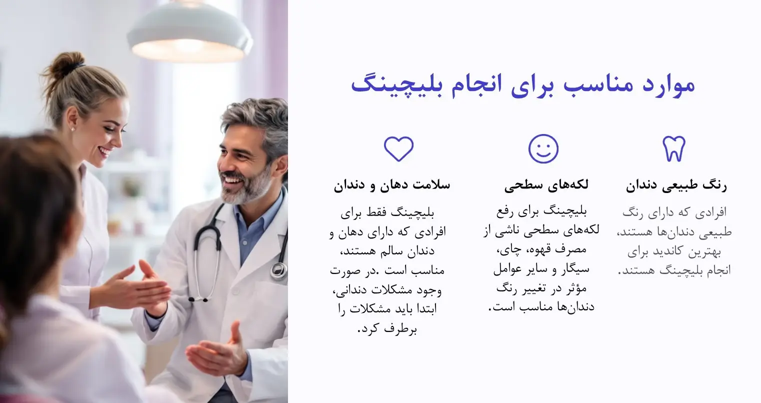کاربرد بلیچینگ دندان