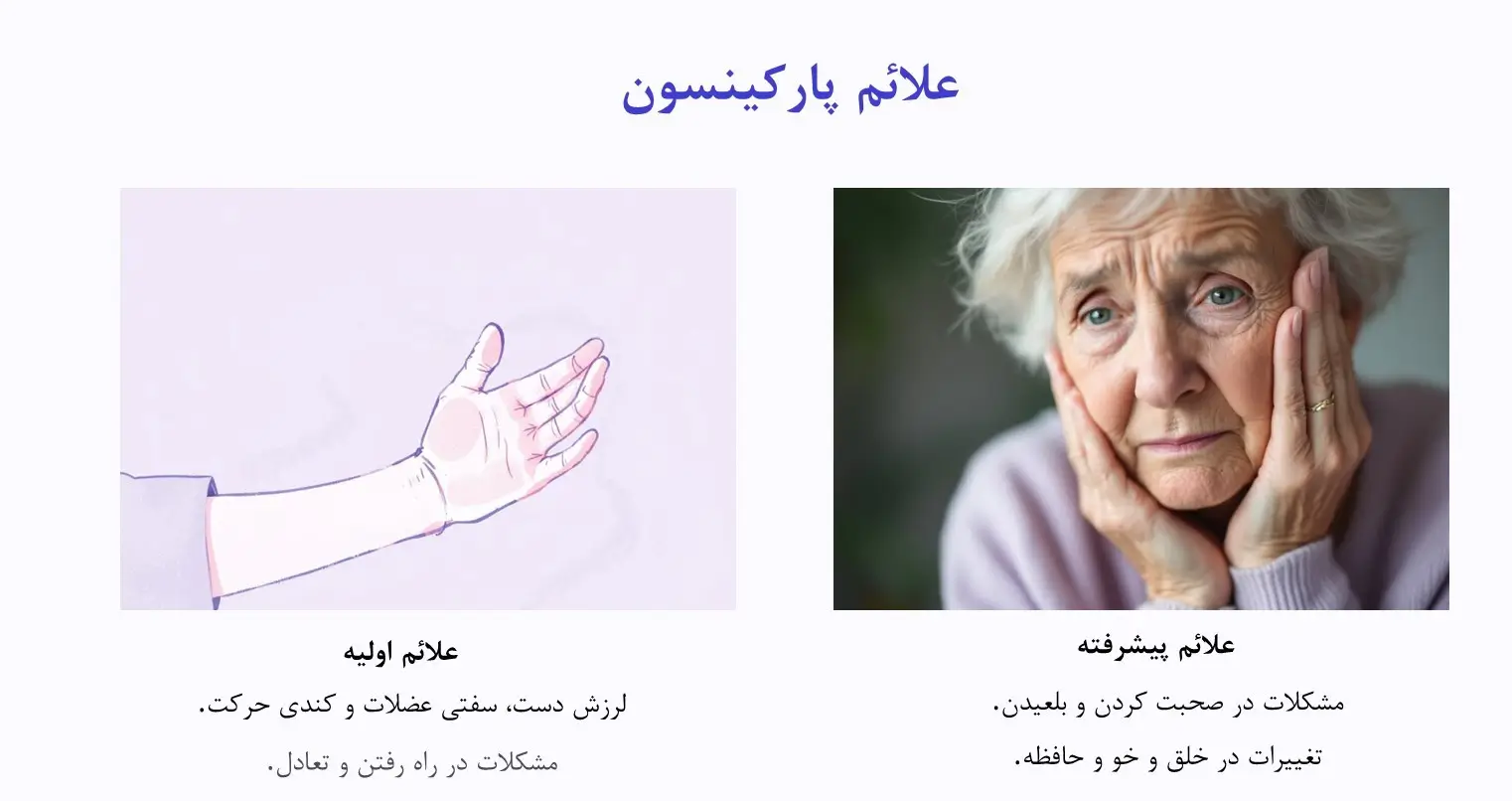 علائم پارکینسون